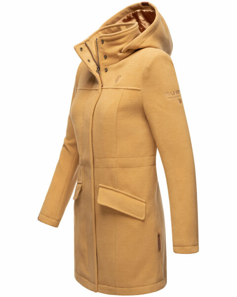 Navahoo Leilaniaa Damen Mantel Trenchcoat Wintermantel mit Kapuze Kostenloser Versand