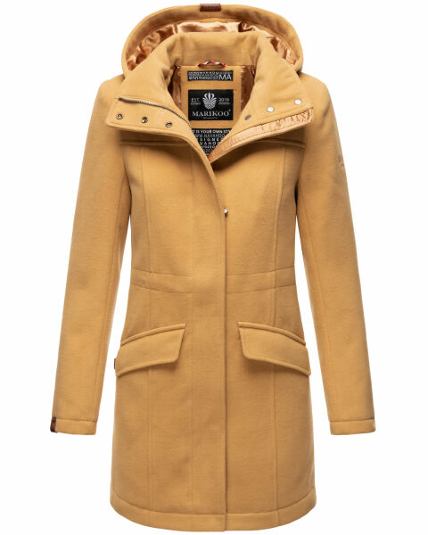 Navahoo Leilaniaa Damen Mantel Trenchcoat Wintermantel mit Kapuze Kostenloser Versand