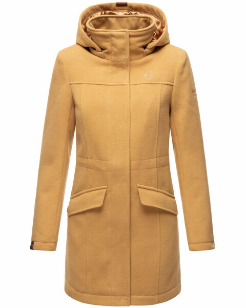 Navahoo Leilaniaa Damen Mantel Trenchcoat Wintermantel mit Kapuze Kostenloser Versand