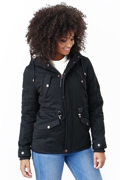 Navahoo Manolya Damen Parka Winterjacke mit Teddyfell Versandkostenfrei