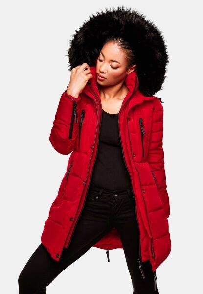 Navahoo Moonshine warme Damen Parka Winterjacke gesteppt Begrenztes Angebot