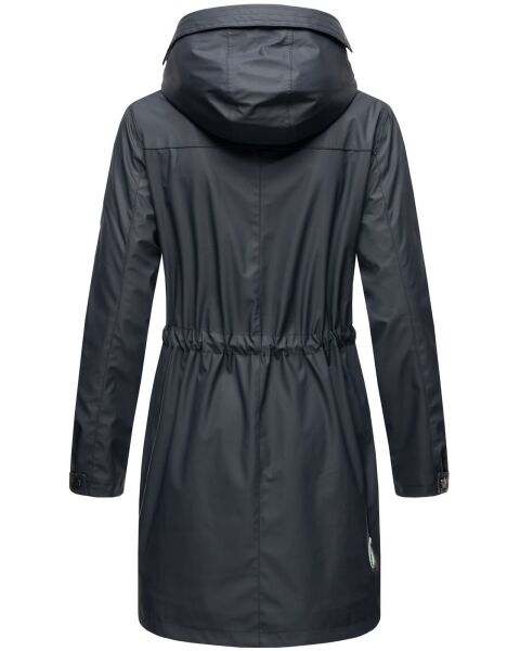 Navahoo Navahoo Deike Damen Regenjacke Regenmantel lang Teddyfell Exklusivangebot