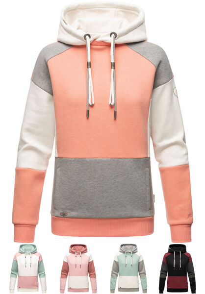 Navahoo Navahoo Babykätzchen Damen Blocking Color Hoodie Kapuzenpullover Top Angebot