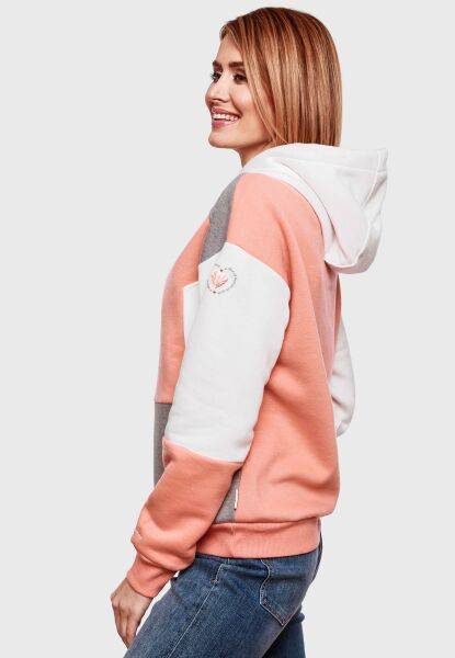 Navahoo Navahoo Babykätzchen Damen Blocking Color Hoodie Kapuzenpullover Top Angebot