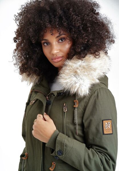 Navahoo Navahoo Kin-Joo Damen Parka Winterjacke Mit Kapuze Exklusive Angebote