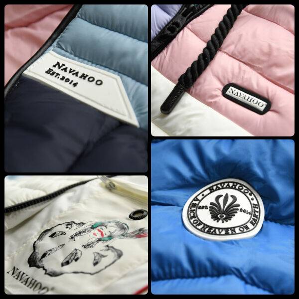 Navahoo Navahoo Lulana Multikulti Damen Steppjacke Colour Blocking Design Wochenangebot