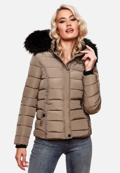 Navahoo Navahoo Miamor Damen Steppjacke mit Teddyfell Zeitbegrenzte Promotion