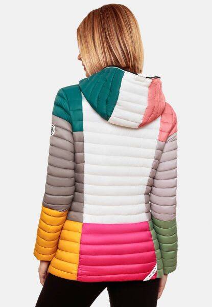 Navahoo Navahoo Multikulti Mehrfarbige Übergangs Steppjacke Bis zu 60% Rabatt