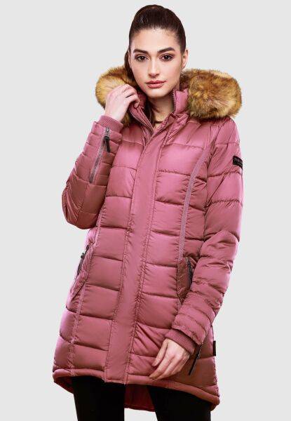 Navahoo Navahoo Papaya Damen gesteppte Winterjacke Nur noch ein Tag übrig