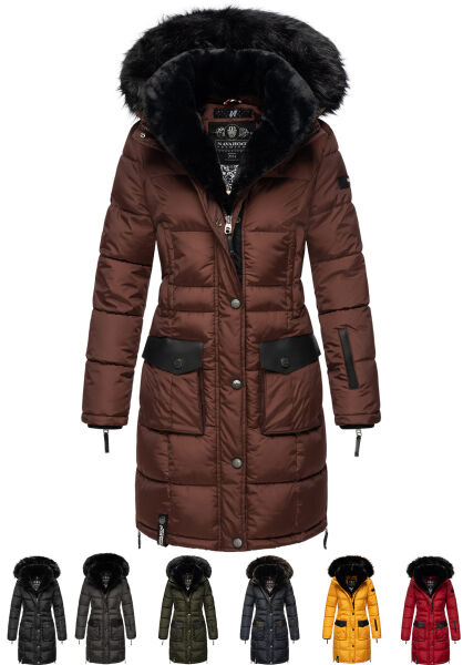 Navahoo Navahoo Sinja Damen Winter Parka Jacke mit Kapuze Schlussverkauf