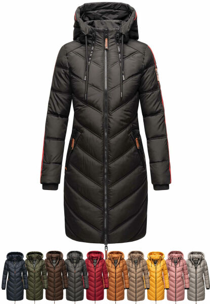 Navahoo Armasa lange Damen Winter Steppjacke Kauf eins, bekomm eins gratis
