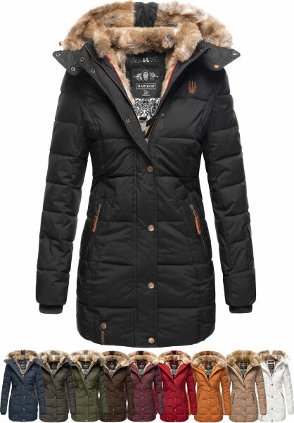Navahoo Damen Winterjacke mit Kapuze Sonderangebote