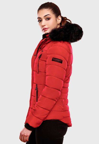 Navahoo Lotusblüte warme Damen Winterjacke gesteppt mit Kunstfell Riesige Ersparnisse
