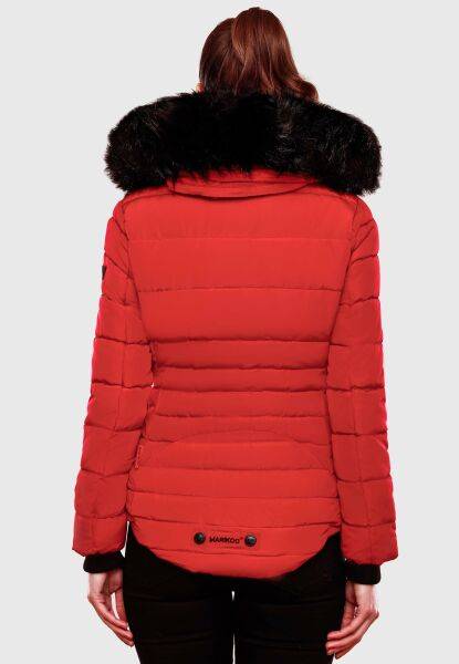 Navahoo Lotusblüte warme Damen Winterjacke gesteppt mit Kunstfell Riesige Ersparnisse