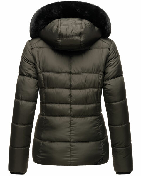 Navahoo Loveleen Damen Winter Steppjacke mit Teddyfell und Fellkragen VIP-Rabatte