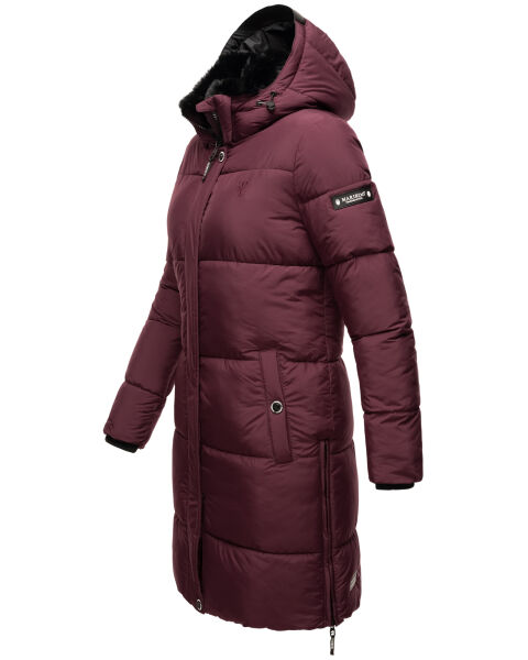 Navahoo Streliziaa Damen lange Winter Steppjacke Fellkragen Super Sparpreis