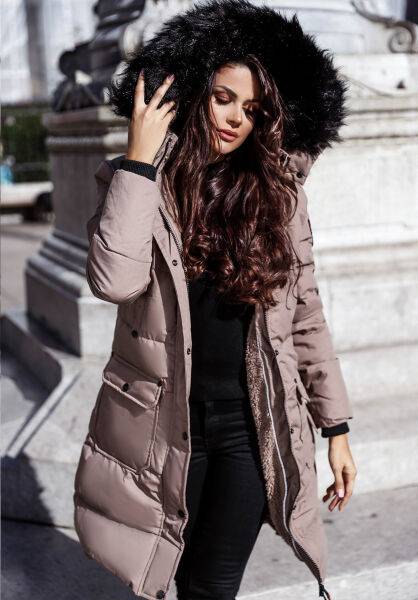 Navahoo Navahoo Cosimaa Damen Parka Winterjacke mit Regenschirm und Tragetasche Letzte 2 Tage