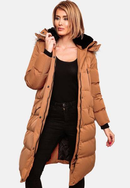 Navahoo Navahoo Fahmiyaa Damen lange Winterjacke mit Kapuze Letzter Tag