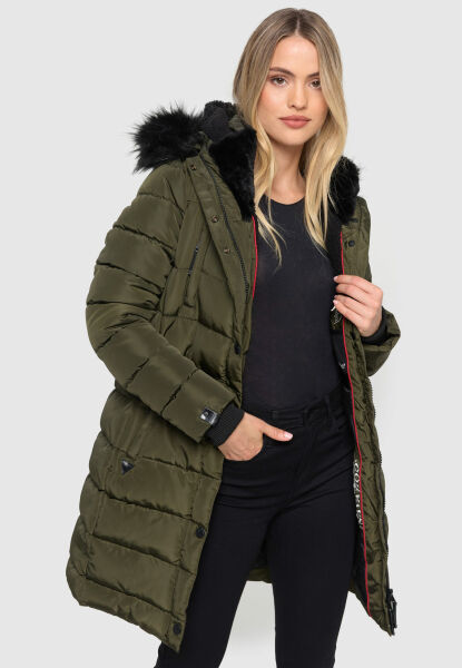 Navahoo Navahoo Lotusblüte Princess Damen lange Winter Steppjacke Bis zu 60% Rabatt