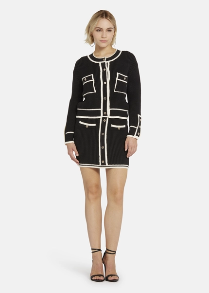 ﻿Nicowa Oversized cardigan - IDOWIA in BLACKarticle number NC8A22104019E-002 Rabatte dieses Monats