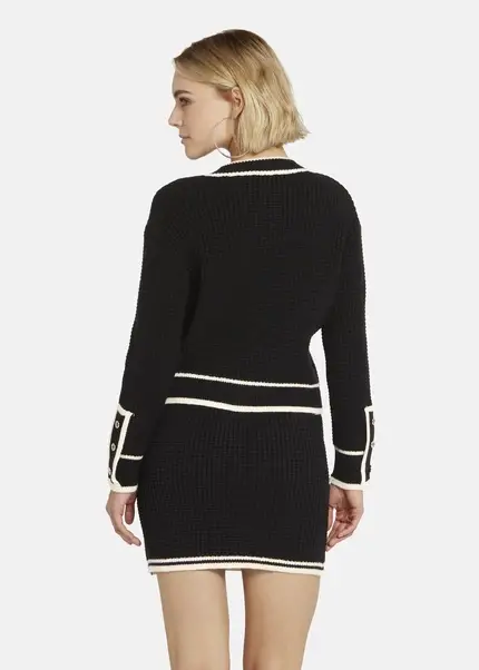 ﻿Nicowa Oversized cardigan - IDOWIA in BLACKarticle number NC8A22104019E-002 Rabatte dieses Monats
