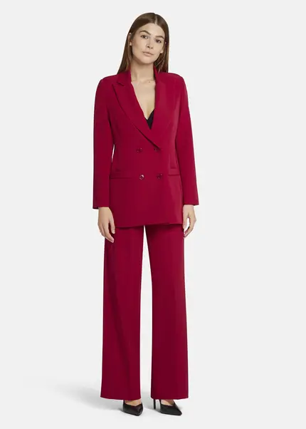 Nicowa Wide Leg Twill Pants - VINIWIA in REDarticle number NC9A24002014E-014 Verkauf