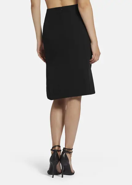 Nicowa Twill Ruffle Skirt - LOWIANA in BLACKarticle number NC9A24004019E-002 Angebote