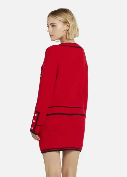Nicowa Oversized cardigan - IDOWIA in REDarticle number NC8A22104014E-014 im Angebot