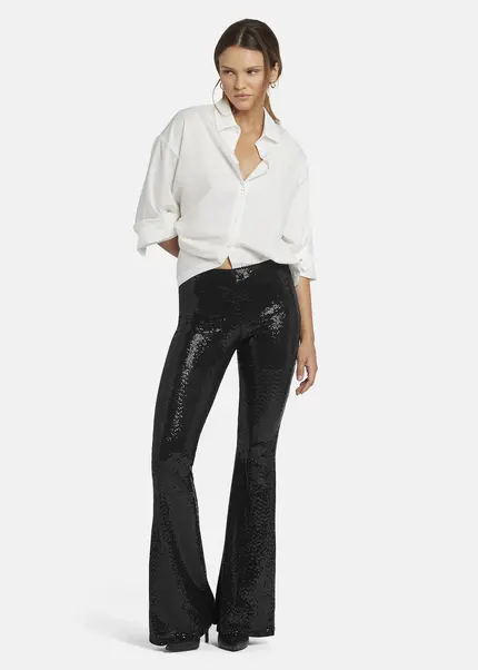 Nicowa Jersey Sequin Pants - VICOWI in BLACKarticle number NC9A22908019E-002 Günstiger Verkauf