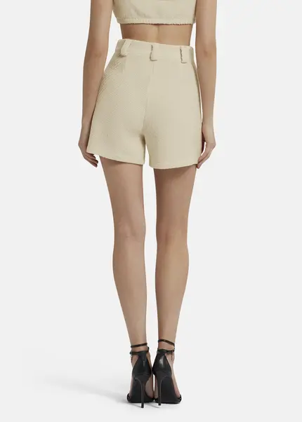 Nicowa Casual Bouclé shorts - PALOWI in CREAMarticle number NC9A12604011E-072 Fabrik Onlineshop