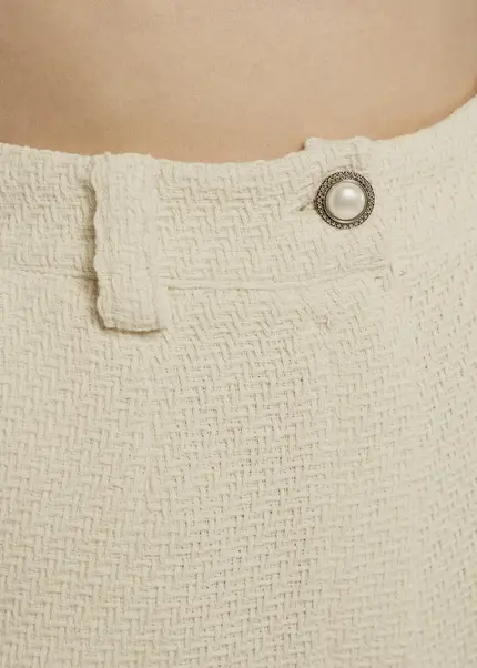 Nicowa Casual Bouclé shorts - PALOWI in CREAMarticle number NC9A12604011E-072 Fabrik Onlineshop