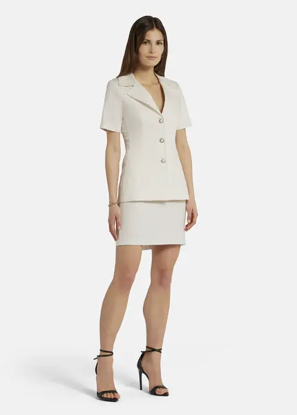Nicowa Classic sheath skirt - TRECAWI in WHITEarticle number NC9A12402011E-004 Sonderangebot