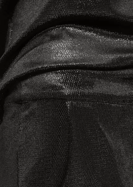 Nicowa Loose trousers made of lamé velvet RIMBIO in BLACK LAMÉarticle number NC8A22508019E-002 Versandkostenfrei