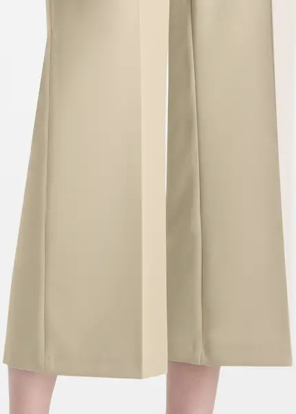 Nicowa Twill culottes with creases – CORADUE in BEIGEarticle number NC7A12016011E-138 Flash Sale