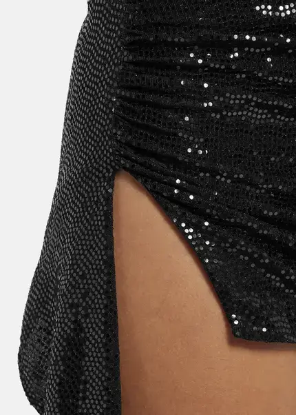 Nicowa Draped Sequin Mini Dress - ANILOWA in BLACKarticle number NC9A22909019E-002 Blitzangebot