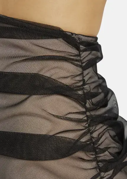 Nicowa Asymmetrical mesh dress - AWITO MAXI in Blackarticle number NC9A1401119E-002 Letzte 2 Tage