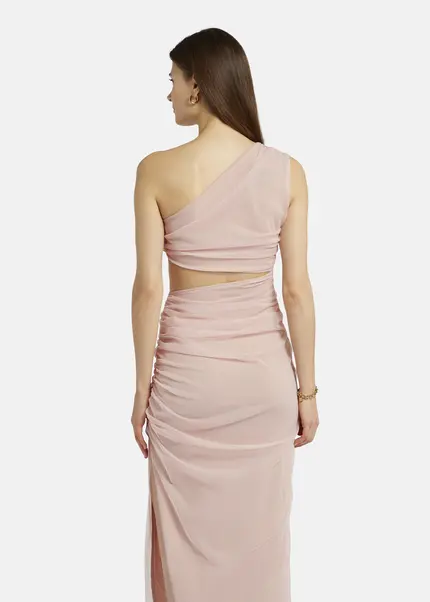 Nicowa Asymmetrical mesh dress - AWITO MAXI in Rosaarticle number NC9A1401224E-137 Letzter Tag