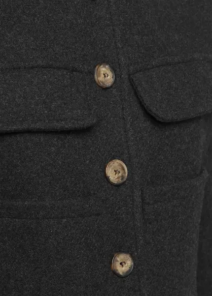 Nicowa Wool jacket with pockets - LANEVIA in ANTHRACITEarticle number NC9A22803038E-007 Bis zu 60% Rabatt