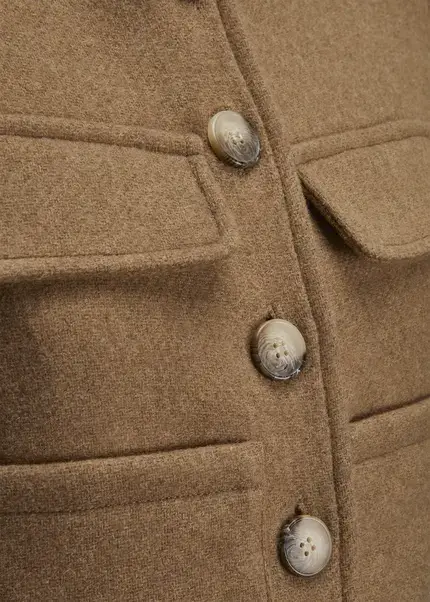 Nicowa Wool jacket with pockets - LANEVIA in BEIGEarticle number NC9A22803010E-138 Bis zu 65% Rabatt