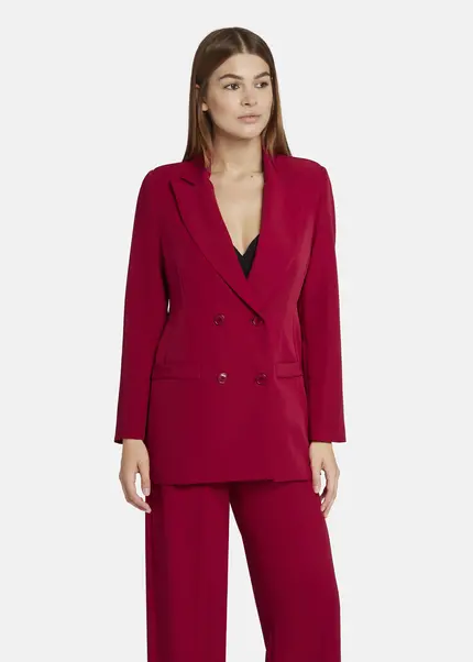 Nicowa Oversized Blazer made of Twill – CORNOVA in REDarticle number NC9A24001014E-014 Sonderangebot der Fabrik