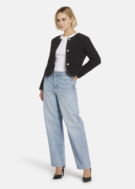 Nicowa Wool cardigan jacket - ADIWO in BLACKarticle number NC8A22019019E-002 Nur noch ein Tag übrig