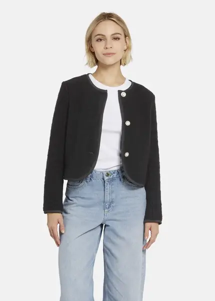 Nicowa Wool cardigan jacket - ADIWO in BLACKarticle number NC8A22019019E-002 Nur noch ein Tag übrig