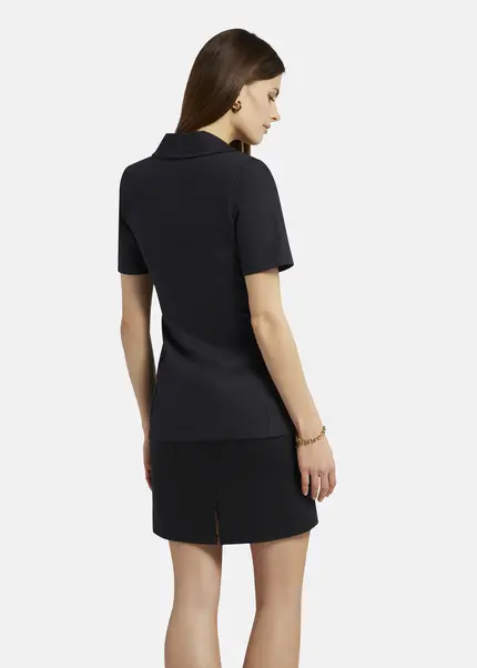 Nicowa Short sleeved blazer - RILAWA in BLACKarticle number NC9A12401019E-002 Clearance-Verkauf