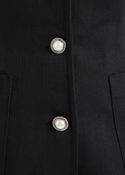 Nicowa Short sleeved blazer - RILAWA in BLACKarticle number NC9A12401019E-002 Clearance-Verkauf