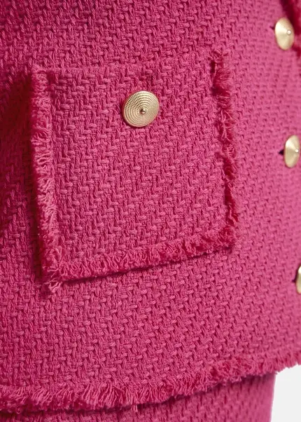 Nicowa Cropped blazer in bouclé - BAGIWO in PINKarticle number NC7A32001044E-139 Begrenzt auf 3 Tage