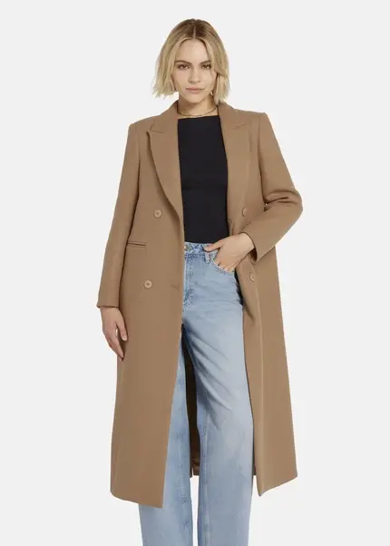 Nicowa Masculine wool coat - DRIMILO in CAMELarticle number NC8A22401022E-101 50% Rabatt für begrenzte Zeit