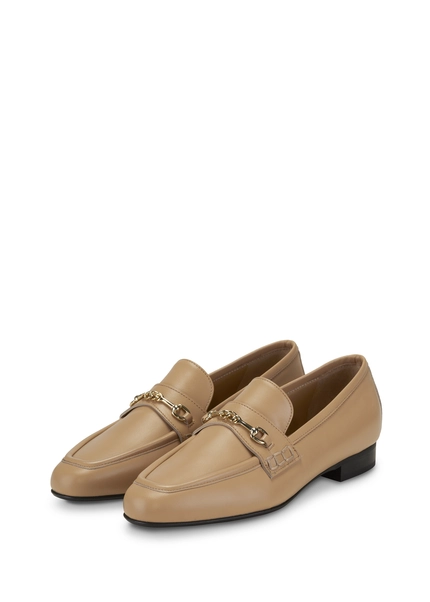 Nicowa Classic loafer with metal application MOCASO in BEIGEarticle number NC8A21503010E-138 Sonderangebot