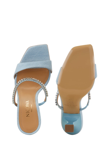 Nicowa Sandals with gemstones - VEROSIO 95 in Denimarticle number NC8A18008025E-005 Großer Ausverkauf