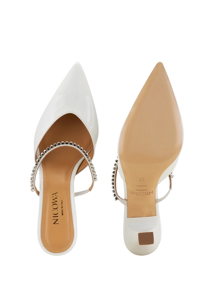 Nicowa Pumps with gemstones - ROSALIWA 75 in Creamarticle number NC8A18004012E-072 Exklusivangebot