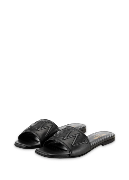 Nicowa Monogram slide sandals - LAUREWI NCW in Blackarticle number NC8A18003019E-002 Saisonschlussverkauf